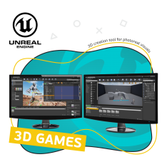 Unreal Engine 4. Игровой движок - КИБЕРшкола программирования для детей, компьютерные курсы для школьников, начинающих и подростков - KIBERone г. Свиблово