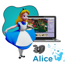 Alice 3d - КИБЕРшкола программирования для детей, компьютерные курсы для школьников, начинающих и подростков - KIBERone г. Свиблово