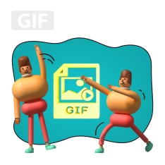 Gif-анимация - КИБЕРшкола программирования для детей, компьютерные курсы для школьников, начинающих и подростков - KIBERone г. Свиблово