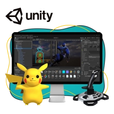 Мир игр на Unity 2D на популярном движке + AI-помощники - КИБЕРшкола программирования для детей, компьютерные курсы для школьников, начинающих и подростков - KIBERone г. Свиблово