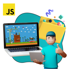 Программирование на JavaScript. Учимся создавать игры! - КИБЕРшкола программирования для детей, компьютерные курсы для школьников, начинающих и подростков - KIBERone г. Свиблово