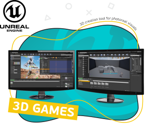 Unreal Engine 4. Игровой движок - Школа программирования для детей, компьютерные курсы для школьников, начинающих и подростков - KIBERone г. Москва
